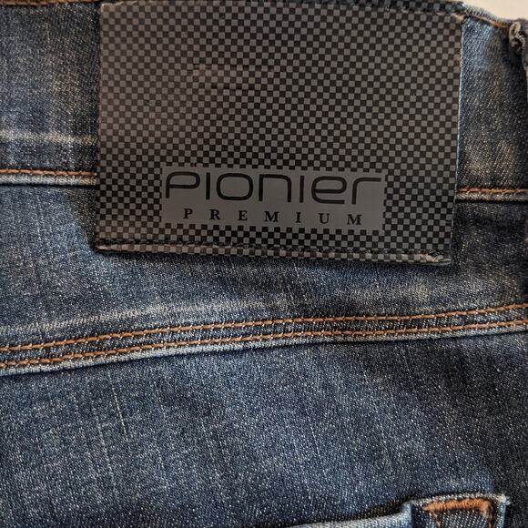 Pionier Marc Medium Stone Wash Straight Leg Jeans Size W40/L34 - Picture 6 of 7